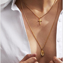 Load image into Gallery viewer, Double Chain Long Necklace
